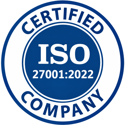 ISO 27001:2022 certified company